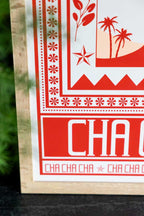 Cha Cha A2 Art Print in Red- Available in 4 Options
