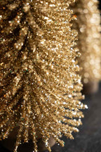 Champagne Tinsel Christmas Tree - 42cm