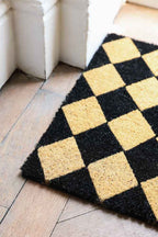 Checkered Patterned Doormat