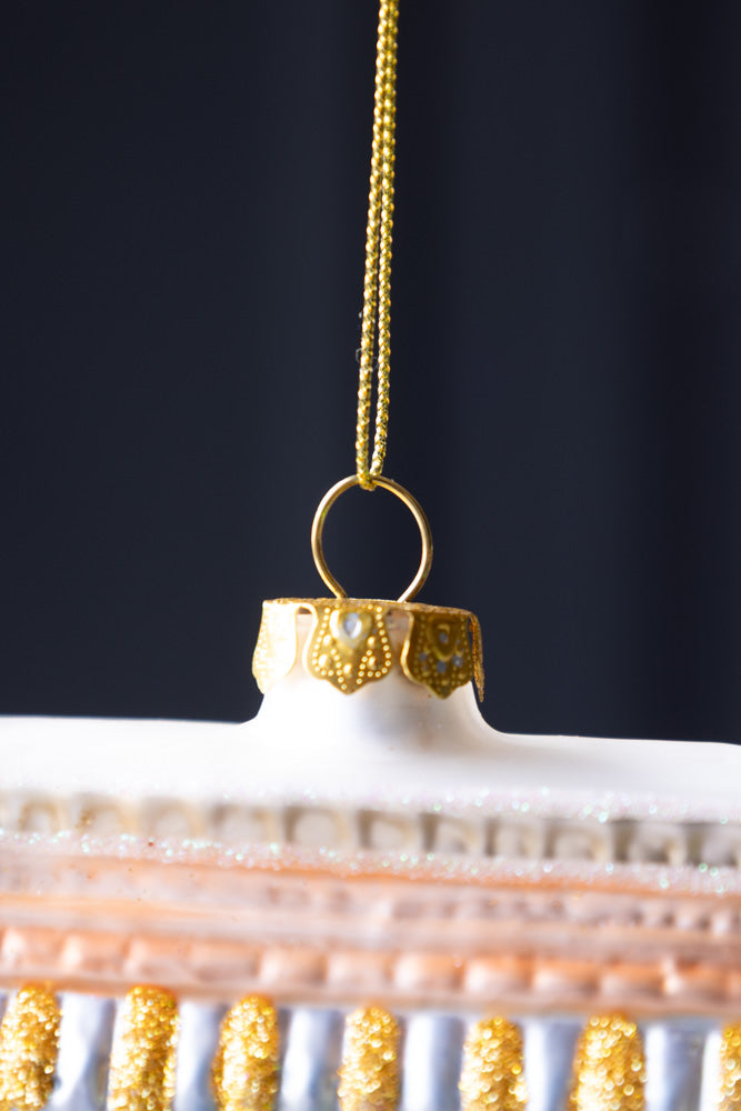 Cheese Shop Glass Christmas Tree Decoration