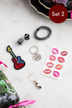 Set of 6 Rockett St George Luxury Rock & Roll Christmas Crackers