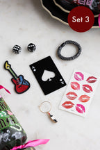 Set of 6 Rockett St George Luxury Rock & Roll Christmas Crackers