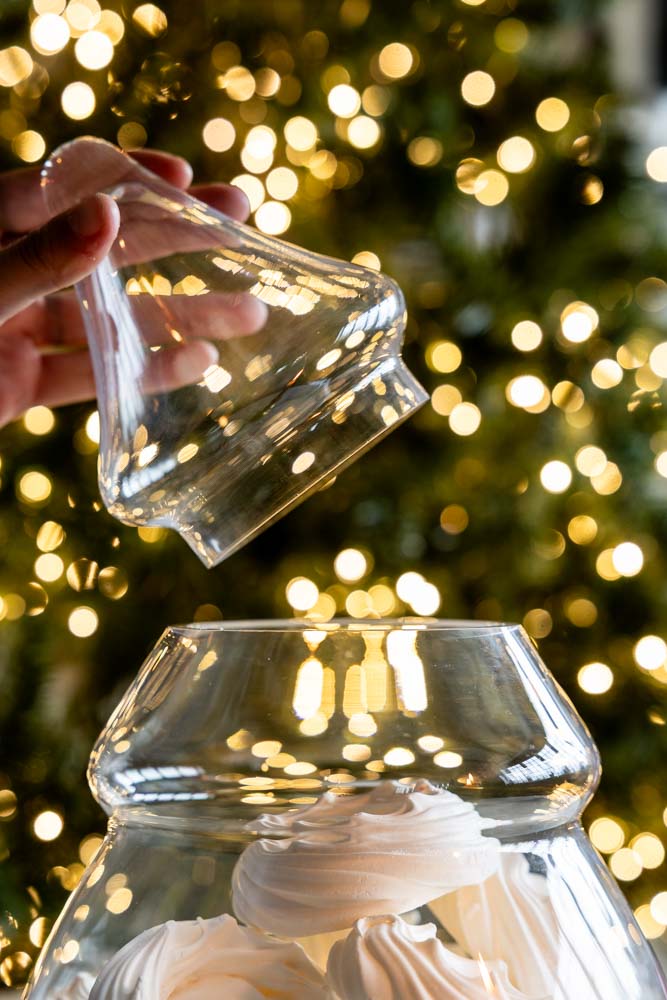 Christmas Tree Glass Storage Jar