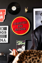 Cigarettes & Alcohol Sign