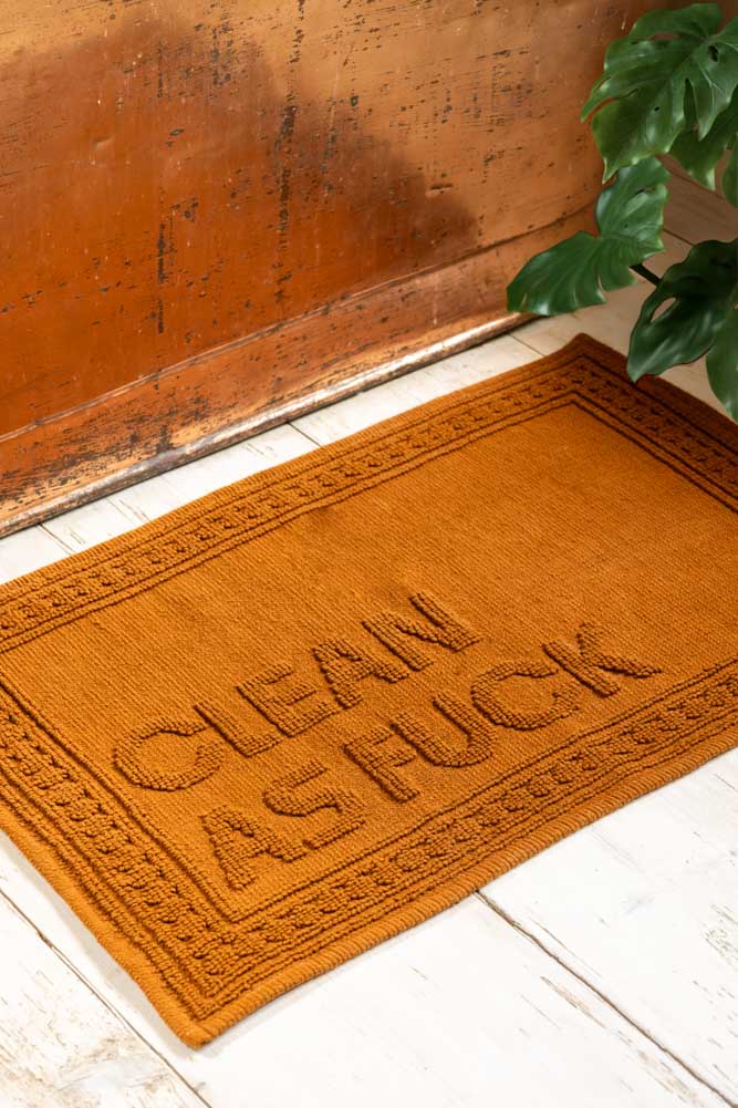 Clean As Fuck Bath Mat
