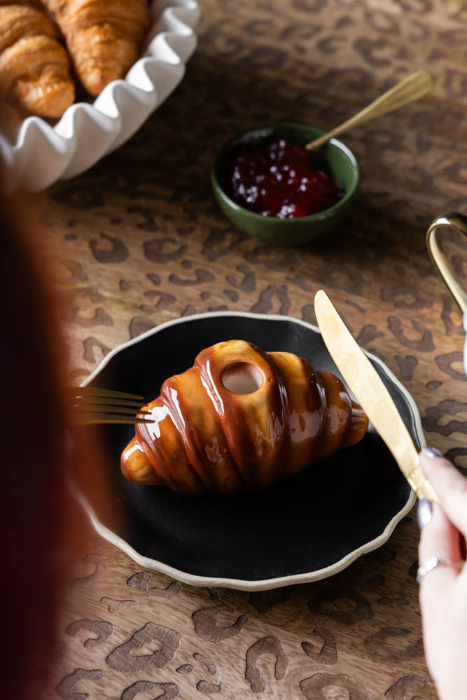 Croissant Candle Holder