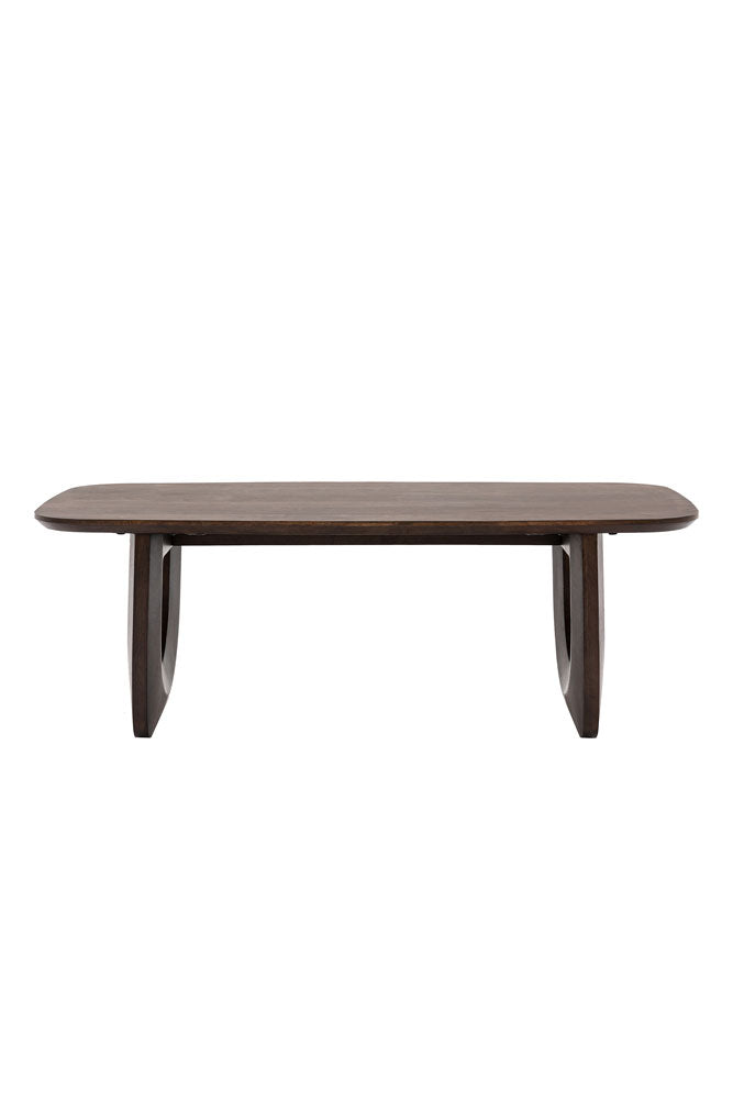 Curved Mango Wood Coffee Table