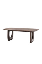 Curved Mango Wood Coffee Table