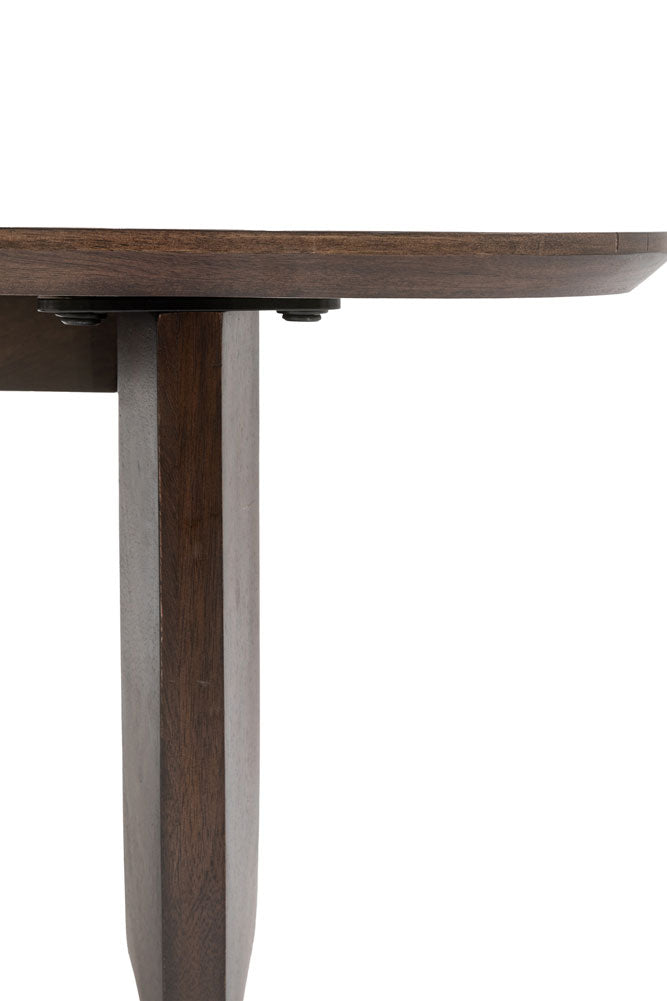 Curved Mango Wood Coffee Table