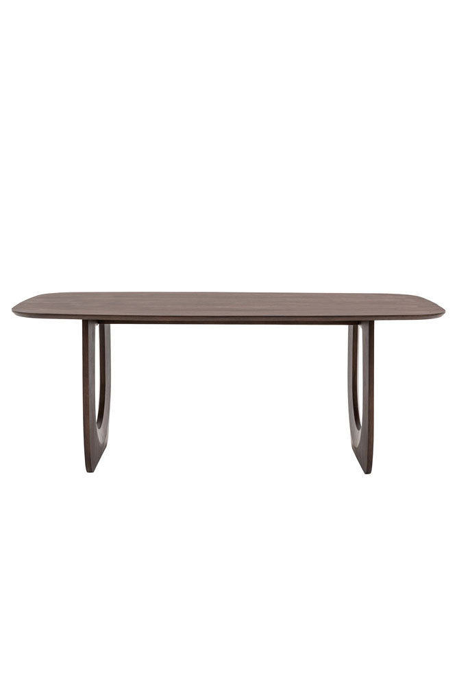 Curved Mango Wood Dining Table