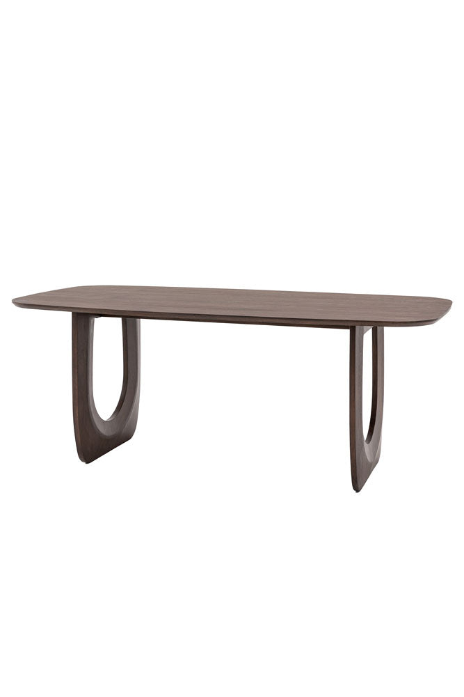 Curved Mango Wood Dining Table