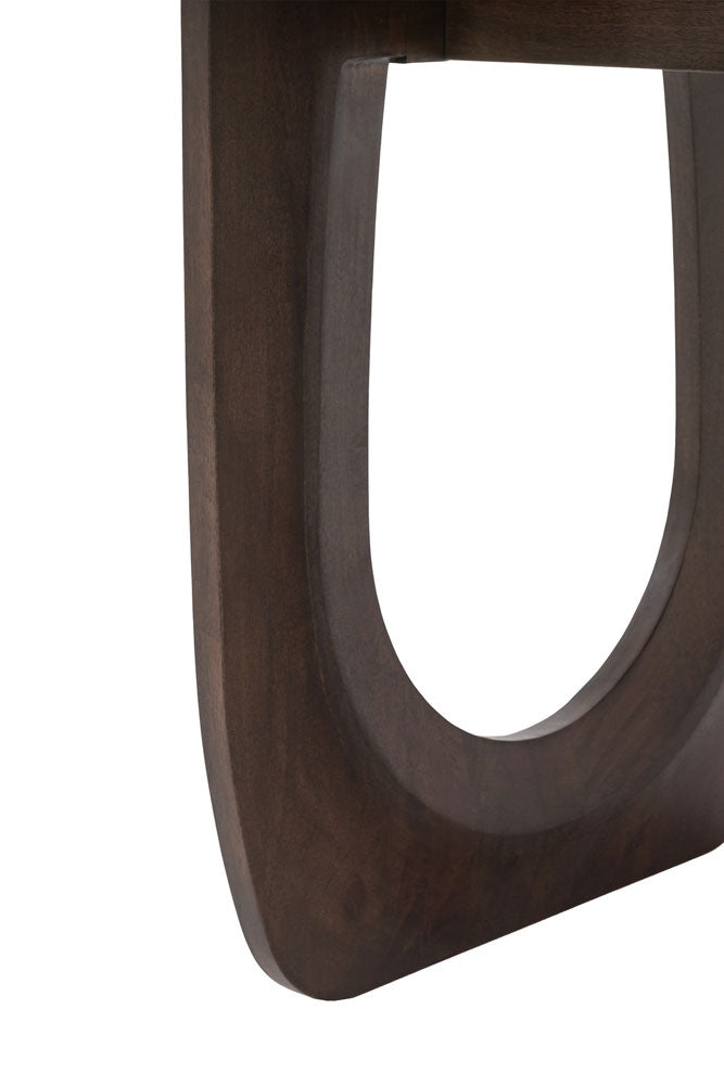 Curved Mango Wood Dining Table