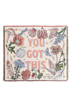 Denim & Bone You Got This Woven Cotton Throw