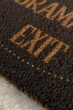 Dramatic Exit Brown Doormat