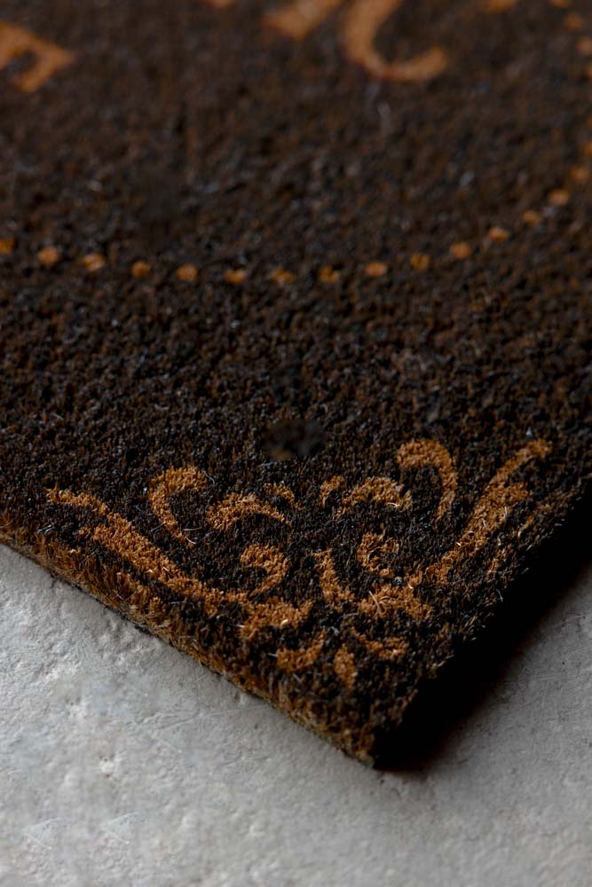 Dramatic Exit Brown Doormat