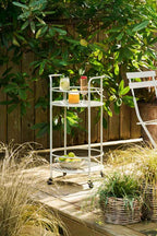 Effortless Outdoor Drinks Trolley in Clay