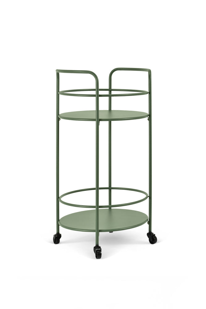 Effortless Outdoor Drinks Trolley in Green