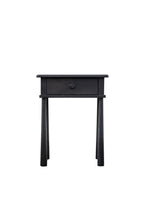 Elegant Black Bedside Table