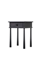 Elegant Black Bedside Table