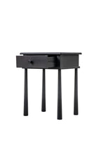 Elegant Black Bedside Table