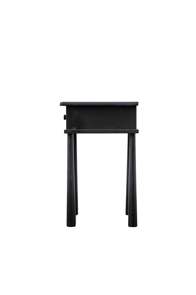 Elegant Black Bedside Table