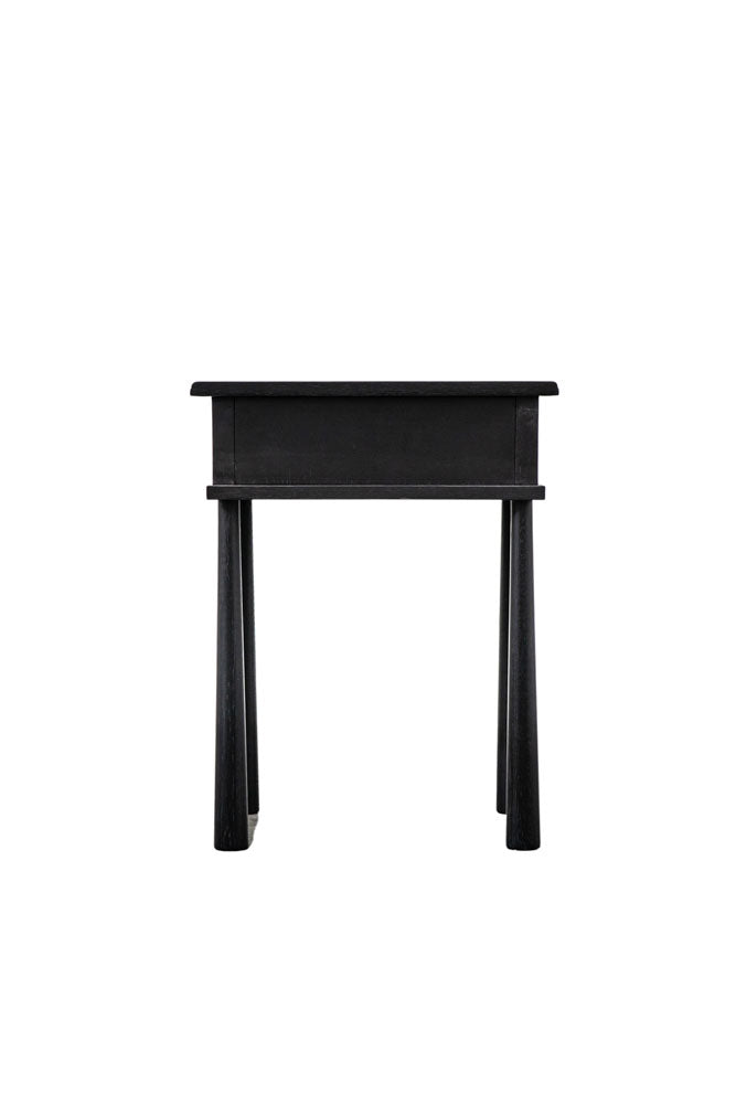 Elegant Black Bedside Table