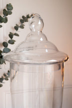 Extra Large Glass Apothecary Jar with Lid