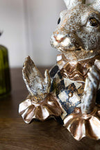 Fabulous Applauding Rabbit in Gold