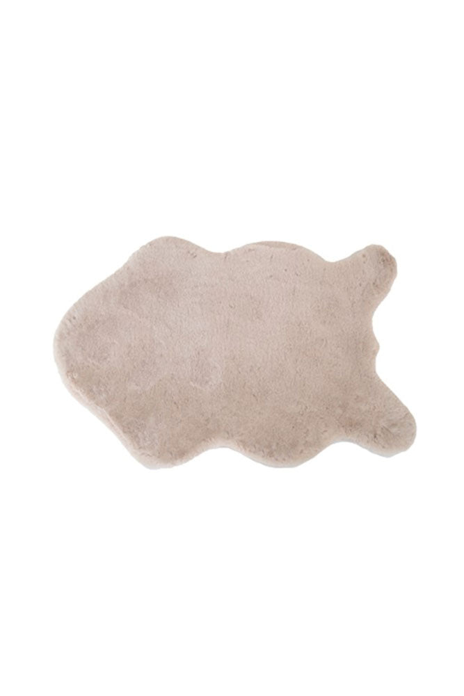 Faux Fur Natural Rug
