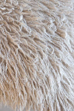 Faux Mongolian Natural Cushion