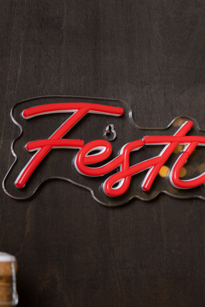 Festive As Fuck Neon Wall Light