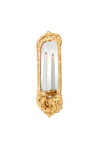 Filigree Framed & Mirrored Candle Wall Sconce