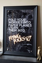 Flying Fuck Framed Neon Wall Light - Available in Two Options