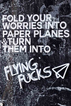 Flying Fuck Framed Neon Wall Light - Available in Two Options