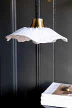 Frosted Flower Daisy Glass Easyfit Ceiling Light Shade