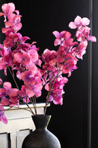 Faux Fuchsia Pink Blossom Flower Stem