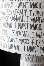 Fuck Normal, I Want Magic Print Floor Lamp