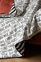 Fuck Normal, I Want Magic Print Reversible Quilt