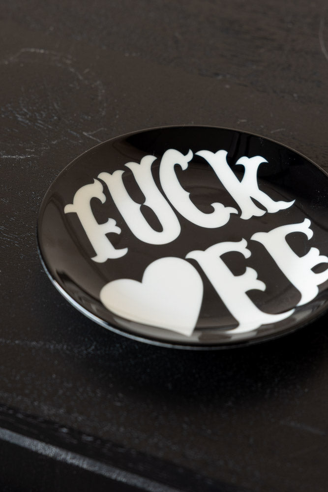 Fuck Off Decorative Wall Plate