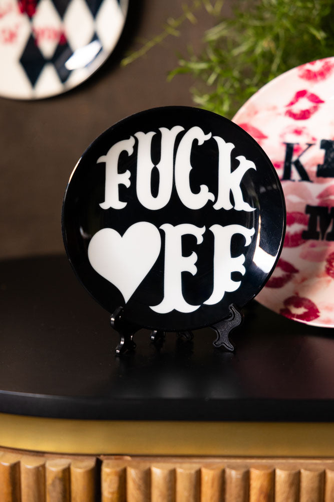 Fuck Off Decorative Wall Plate