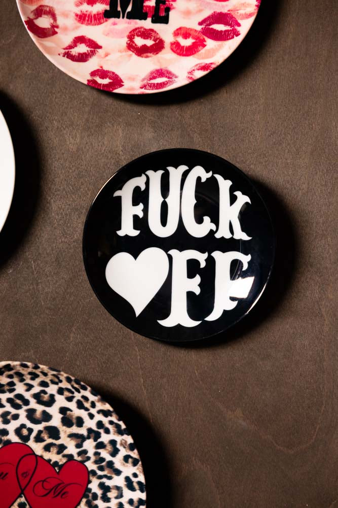 Fuck Off Decorative Wall Plate