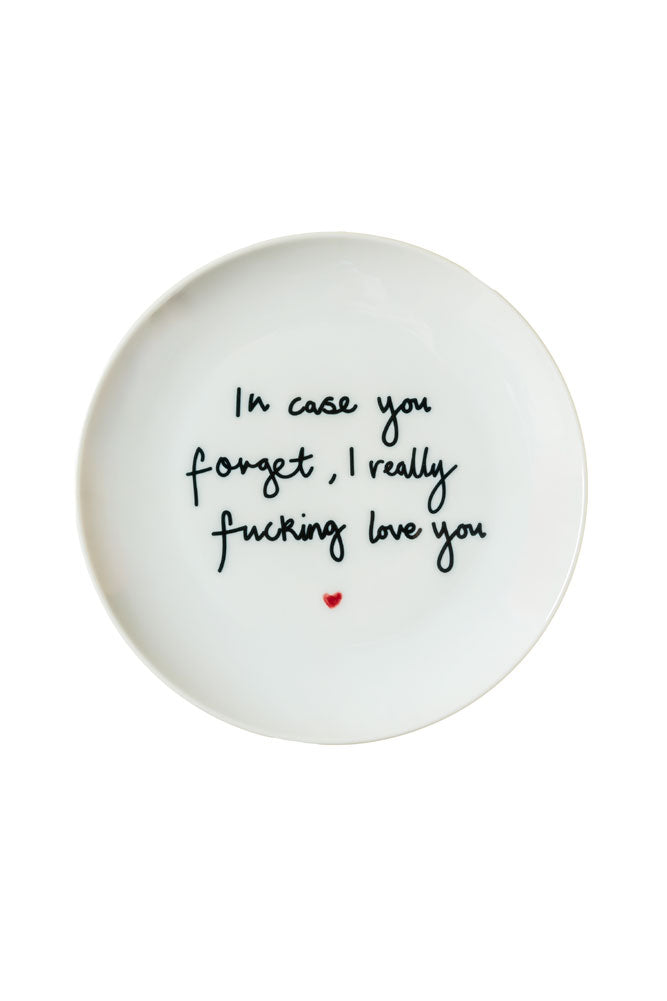 Fucking Love You Decorative Wall Plate