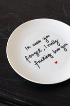 Fucking Love You Decorative Wall Plate