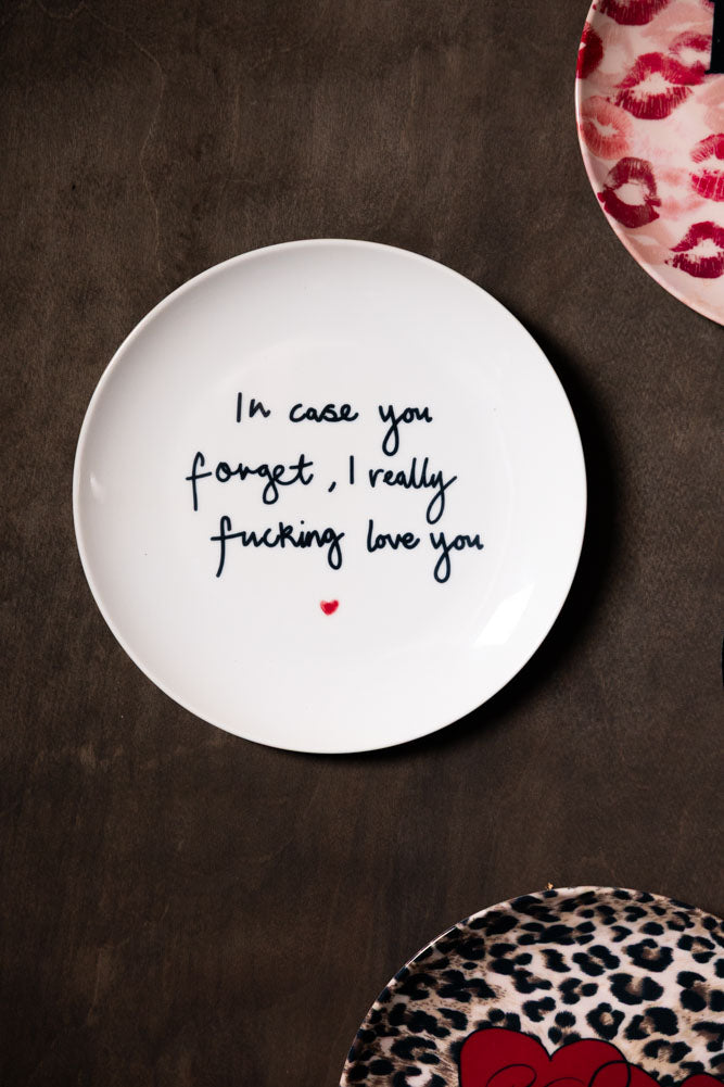 Fucking Love You Decorative Wall Plate