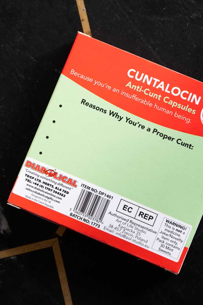 Cuntalocin Mints Pill Packet