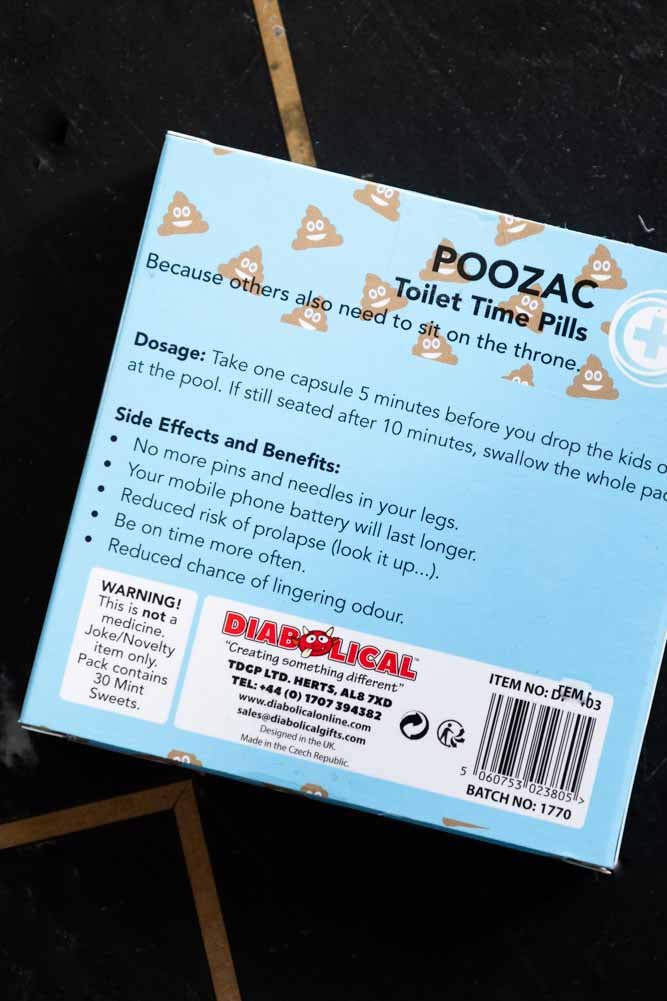 Poozac Mints Pill Packet