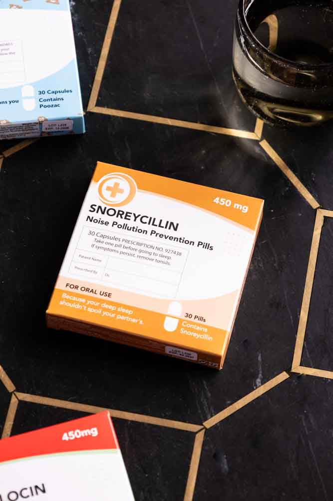 Snoreycillin Mints Pill Packet