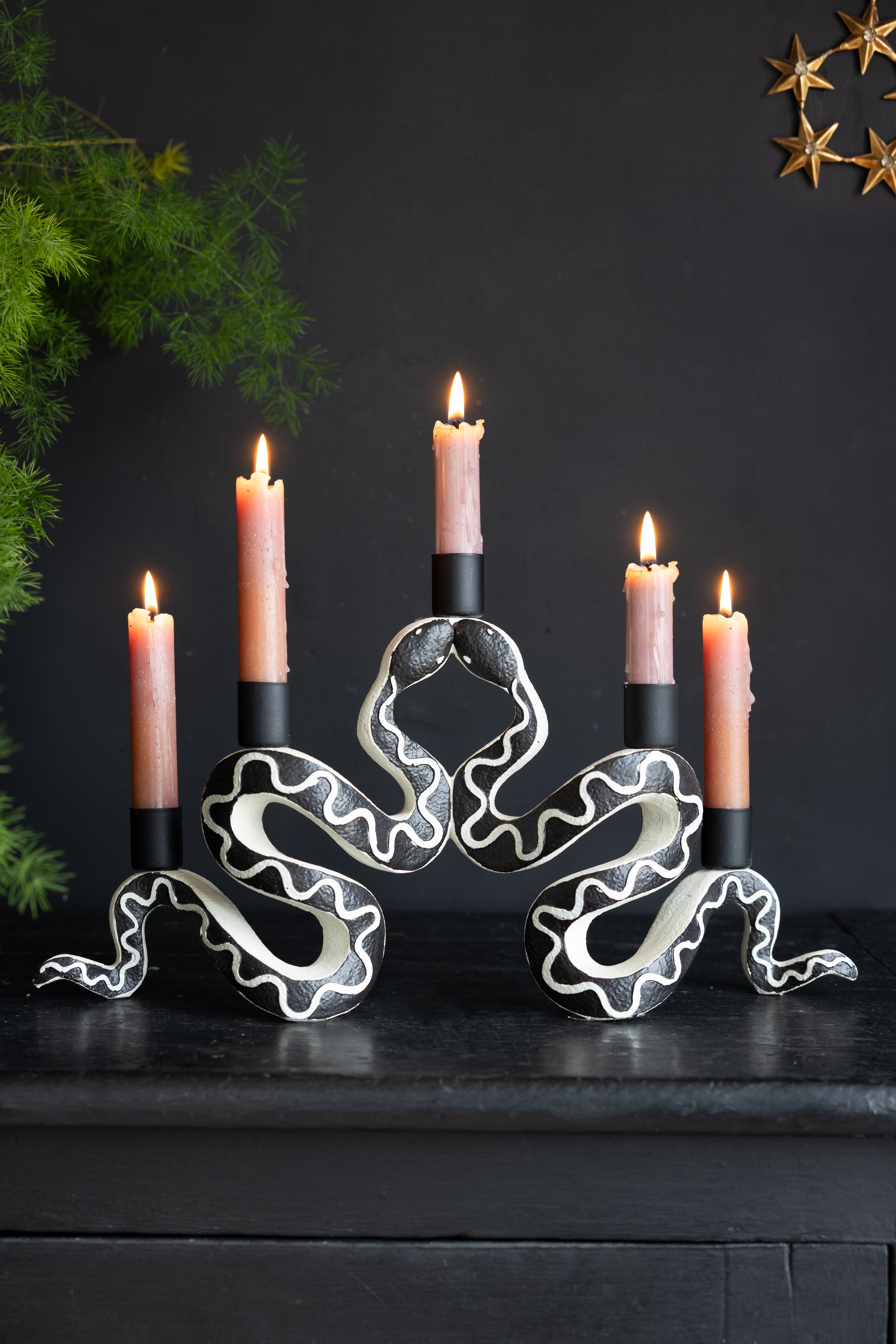 Gemini Snake Candelabra