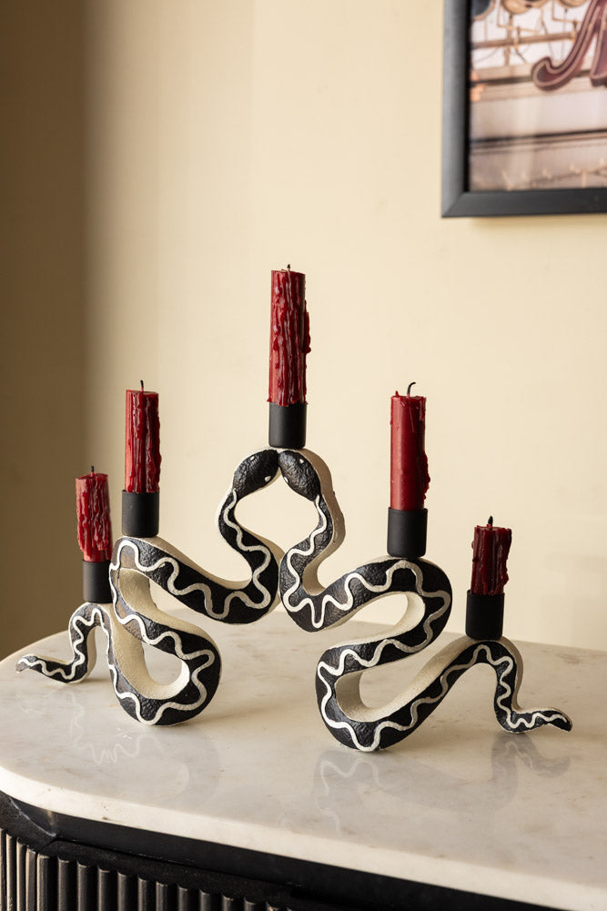 Gemini Snake Candelabra