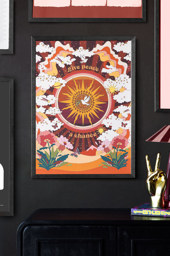 Give Peace A Chance A2 Art Print - Available in 4 Options